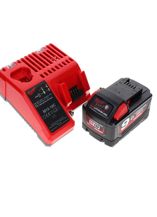 Tronçonneuse à batterie Milwaukee M18 FCHSC-901C 18 V 30 cm sans balais + 1x batterie 9,0 Ah + chargeur