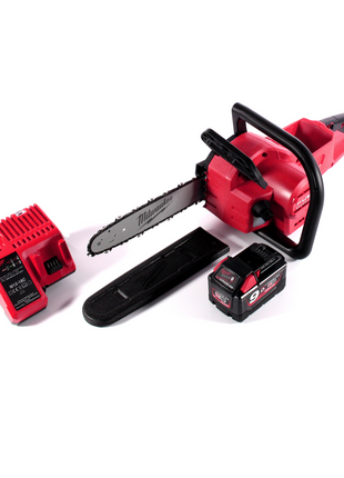 Motosierra a batería Milwaukee M18 FCHSC-901C 18 V 30 cm sin escobillas + 1x batería 9,0 Ah + cargador