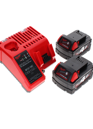 Tronçonneuse à batterie Milwaukee M18 FCOS230-402C 18 V 230 mm sans balais + 2x batteries 4,0 Ah + chargeur