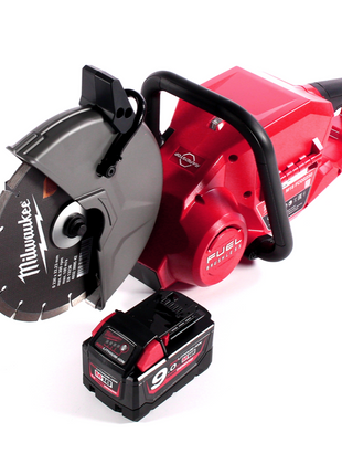 Amoladora de corte a batería Milwaukee M18 FCOS230-901 18 V 230 mm sin escobillas + 1x batería 9,0 Ah - sin cargador