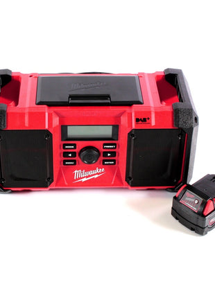 Milwaukee M18 JSR DAB+-401 Radio de chantier sur batterie / secteur 18 V + 1x batterie 4,0 Ah - sans chargeur