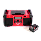 Milwaukee M18 JSR DAB+-401 batería / radio de red radio de obra 18 V + 1x batería 4,0 Ah - sin cargador