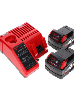 Milwaukee M18 JSR DAB+-402C radio akumulatorowe / sieciowe 18 V + 2x akumulator 4,0 Ah + ładowarka