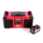 Milwaukee M18 JSR DAB+-901 batería / radio de red radio de obra 18 V + 1x batería 9,0 Ah - sin cargador