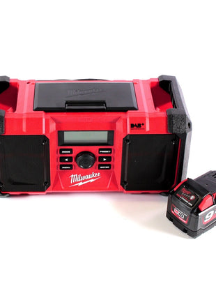 Milwaukee M18 JSR DAB+-901 batería / radio de red radio de obra 18 V + 1x batería 9,0 Ah - sin cargador