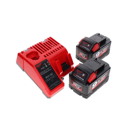Milwaukee M18 JSR DAB+-902C batería / radio de red radio de obra 18 V + 2x baterías 9,0 Ah + cargador