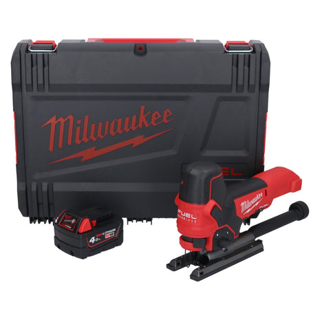 Milwaukee M18 FBJS-401X Scie sauteuse sans fil Brushless 18V + 1x Batterie 4,0Ah + Coffret HD Box - sans chargeur