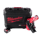 Clavadora a batería Milwaukee M18 FFN-401C 18 V 50 - 90 mm sin escobillas + 1x batería 4,0 Ah + maletín - sin cargador