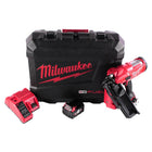 Clavadora a batería Milwaukee M18 FFN-401C 18 V 50 - 90 mm sin escobillas + 1x batería 4,0 Ah + cargador + maletín