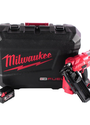 Milwaukee M18 FFN-501C cloueur sans fil 18 V 50 - 90 mm sans brosse + 1x batterie 5,0 Ah + Coffret - sans chargeur