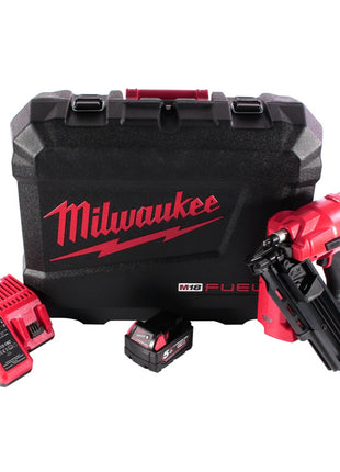 Milwaukee M18 FFN-501C cloueur sans fil 18 V 50 - 90 mm sans brosse + 1x batterie 5,0 Ah + chargeur + Coffret