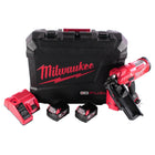 Clavadora a batería Milwaukee M18 FFN-502C 18 V 50 - 90 mm sin escobillas + 2x baterías 5.0 Ah + cargador + maletín