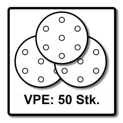 Festool STF D225/128 Schleifscheibe Granat P120 225 mm 50 Stk. ( 2x 205657 ) für Langhalsschleifer PLANEX - Toolbrothers