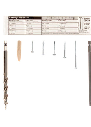 KREG Jig K5 Bohrschablone ( K5-EUR-SYS ) Taschenloch Holzverbindungssystem + Bohrschablone K5 + Sockel + Zubehör + Systainer