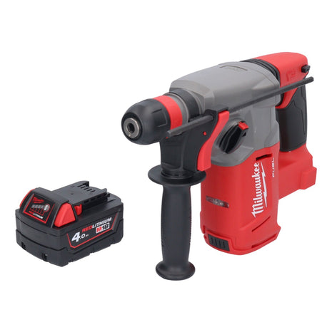 Marteau combiné à batterie Milwaukee M18 CHX-401 18 V 2,5 J SDS plus brushless + 1x batterie 4,0 Ah - sans chargeur