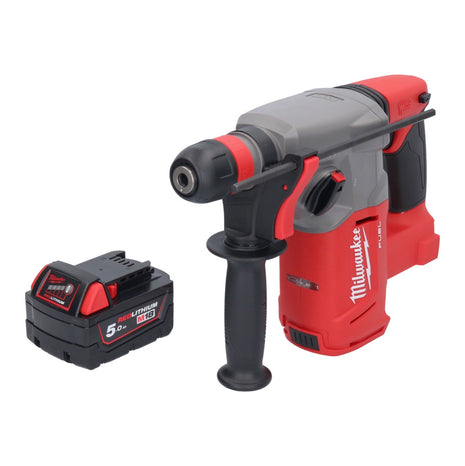 Martillo combinado a batería Milwaukee M18 CHX-501 18 V 2,5 J SDS plus sin escobillas + 1x batería 5,0 Ah - sin cargador