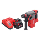 Martillo combinado a batería Milwaukee M18 CHX-502 18 V 2,5 J SDS plus sin escobillas + 2x baterías 5,0 Ah + cargador