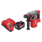 Martillo combinado a batería Milwaukee M18 CHX-901 18 V 2,5 J SDS plus sin escobillas + 1x batería 9,0 Ah + cargador