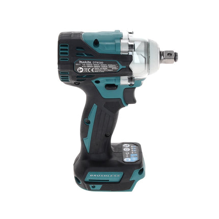 Makita DTW 300 RF1 cordless impact wrench 18 V 330 Nm 1/2" brushless + 1x rechargeable battery 3.0 Ah + charger