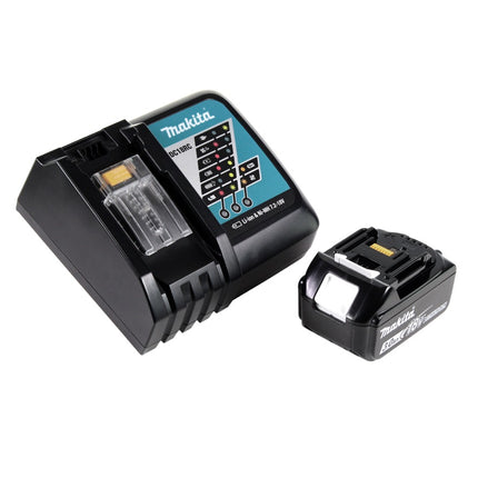 Tijera cortacésped a batería Makita DUM 604 RF1 18 V + mango alargador con rodillo + 1x batería 3,0 Ah + cargador