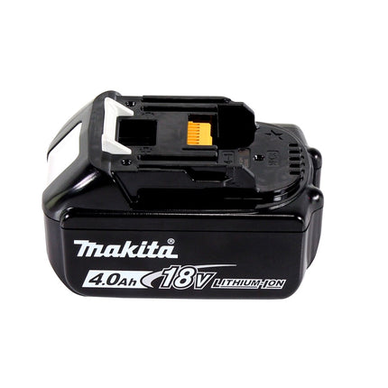Tijeras para césped a batería Makita DUM 604 M1 18 V + mango alargador con rodillo + 1x batería 4,0 Ah - sin cargador