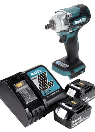 Makita DTW 300 RF akumulatorowy klucz udarowy 18 V 330 Nm 1/2" bezszczotkowy + 2x akumulator 3,0 Ah + ładowarka