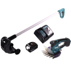 Tijera cortacésped a batería Makita DUM 604 RM1 18 V + mango alargador con rodillo + 1x batería 4,0 Ah + cargador
