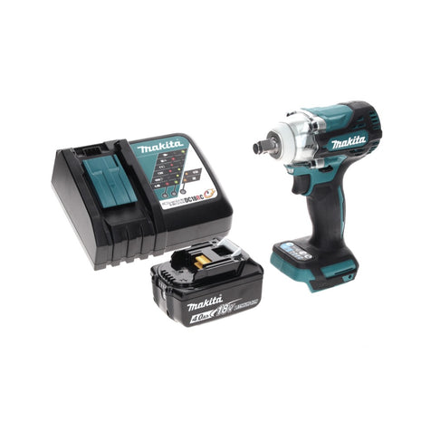 Makita DTW 300 RM1 akumulatorowy klucz udarowy 18 V 330 Nm 1/2" bezszczotkowy + 1x akumulator 4,0 Ah + ładowarka