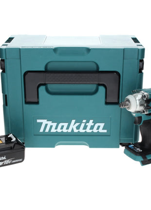 Llave de impacto a batería Makita DTW 300 T1J 18 V 330 Nm 1/2" sin escobillas + 1x batería 5,0 Ah + Makpac - sin cargador