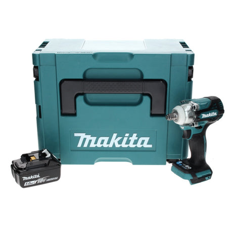 Makita DTW 300 T1J Avvitatore ad impulsi a batteria 18V 330Nm + 1x Batteria 5,0 Ah + Valigetta Makpac - senza caricabatterie