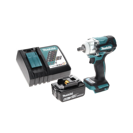 Makita DTW 300 RG1 Atornillador de impacto inalámbrico 18 V 330 Nm 1/2" sin escobillas + 1x batería 6,0 Ah + cargador