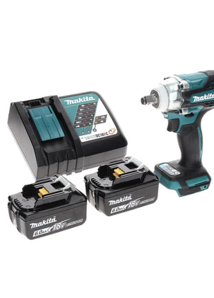 Makita DTW 300 RG Visseuse à chocs sans fil 18 V 330 Nm 1/2" brushless + 2x Batteries 6,0 Ah + Chargeur