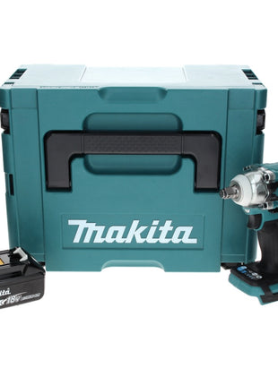 Makita DTW 300 G1J llave de impacto a batería 18 V 330 Nm 1/2" sin escobillas + 1x batería 6,0 Ah + Makpac - sin cargador