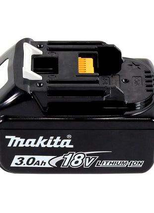 Tijera cortacésped a batería Makita DUM 604 F1X 18 V con cuchilla cortacésped y arbustos + 1x batería 3,0 Ah - sin cargador