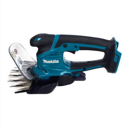Tijeras para césped a batería Makita DUM 604 G1X de 18 V con cuchilla para cortacésped y arbustos + 1x batería de 6,0 Ah - sin cargador