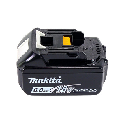 Tijeras para césped a batería Makita DUM 604 G1X de 18 V con cuchilla para cortacésped y arbustos + 1x batería de 6,0 Ah - sin cargador