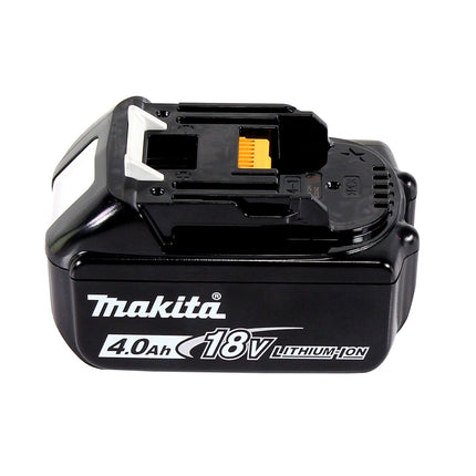 Tijeras para césped a batería Makita DUM 604 M1XJ 18 V con cuchilla para cortacésped y arbustos + 1x batería 4,0 Ah + Makpac - sin cargador