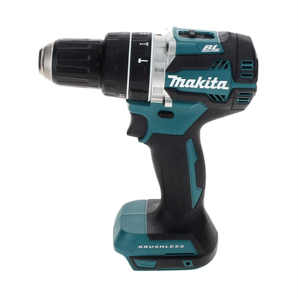 Makita DHP 484 F1TX taladro percutor inalámbrico 18 V 54 Nm sin escobillas + 1x batería 3,0 Ah + juego de brocas de 70 piezas + maletín de aluminio TX - sin cargador