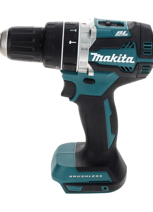 Makita DHP 484 SF1TX taladro percutor inalámbrico 18 V 54 Nm sin escobillas + 1x batería 3,0 Ah + cargador + juego de brocas de 70 piezas + maletín de aluminio TX