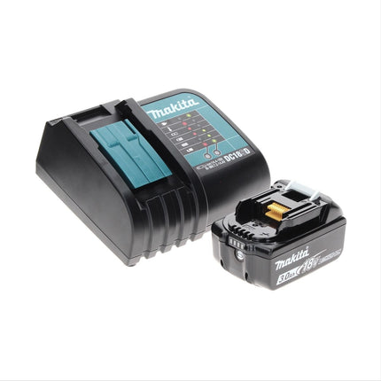 Makita DHP 482 SF1TX taladro percutor inalámbrico 18 V 62 Nm + 1x batería 3,0 Ah + cargador + juego de brocas de 70 piezas + maletín de aluminio TX