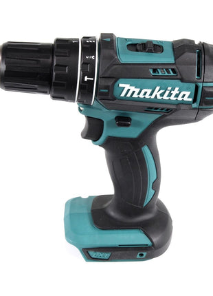 Makita DHP 482 SF1TX taladro percutor inalámbrico 18 V 62 Nm + 1x batería 3,0 Ah + cargador + juego de brocas de 70 piezas + maletín de aluminio TX