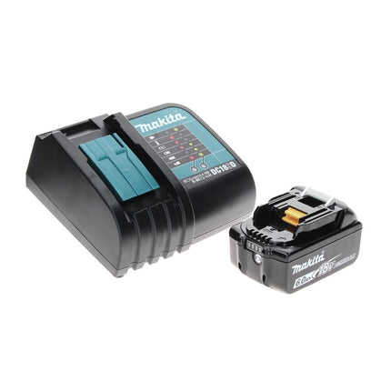 Makita DHP 482 SG1TX taladro percutor inalámbrico 18 V 62 Nm + 1x batería 6,0 Ah + cargador + juego de brocas de 70 piezas + maletín de aluminio TX