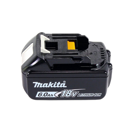 Makita DHP 482 G1TX W taladro percutor inalámbrico 18 V 62 Nm blanco + 1x batería 6,0 Ah + juego de brocas de 70 piezas + maletín de aluminio TX - sin cargador