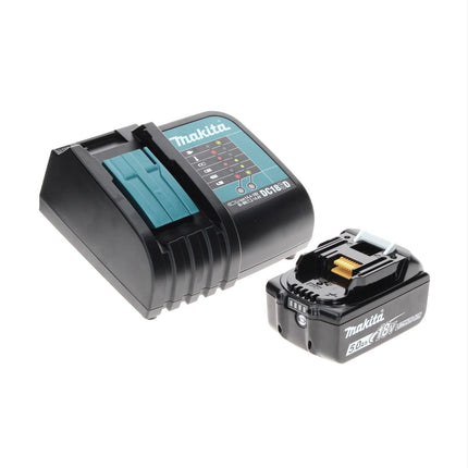 Makita DHP 456 ST1TX taladro percutor inalámbrico 18 V 50 Nm + 1x batería 5,0 Ah + cargador + juego de brocas de 70 piezas + maletín de aluminio TX