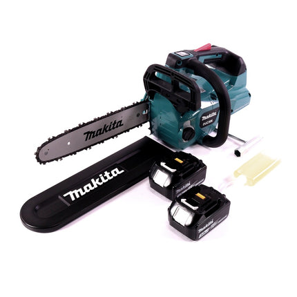 Motosierra a batería Makita DUC 306 F 36 V (2x 18 V) sin escobillas 30 cm + 2x baterías 3,0 Ah - sin cargador