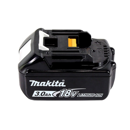 Taladro percutor inalámbrico Makita DHP 485 F1TX 18 V 50 Nm sin escobillas + 1x batería 3,0 Ah + juego de brocas de 70 piezas + maletín de aluminio TX - sin cargador