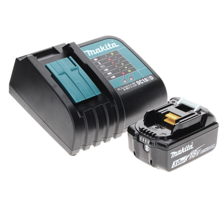 Makita DHP 485 SF1TX taladro percutor inalámbrico 18 V 50 Nm sin escobillas + 1x batería 3,0 Ah + cargador + juego de brocas de 70 piezas + maletín de aluminio TX