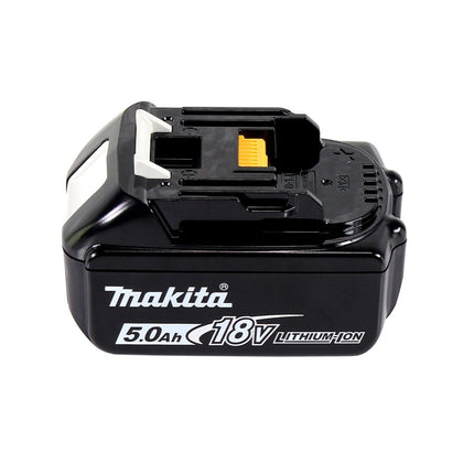 Makita DHP 485 T1TX taladro percutor inalámbrico 18 V 50 Nm sin escobillas + 1x batería 5,0 Ah + juego de brocas de 70 piezas + maletín de aluminio TX - sin cargador