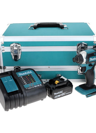 Makita DTD 152 SG1TX Visseuse à chocs sans fil 18 V 165 Nm + 1x Batterie 6,0 Ah + Chargeur + Jeu de mèches 70 pièces + Mallette TX