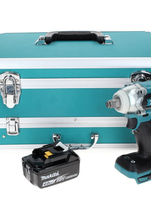 Makita DTW 285 M1TX Visseuse à chocs sans fil 18 V 280 Nm 1/2 " Brushless + 1x Batterie 4.0 Ah + Jeu de mèches 70 pièces + Mallette TX - sans chargeur